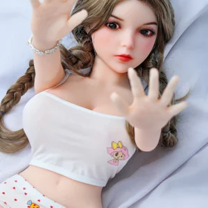 100cm 3ft3 Kawaii Girl Pigtails Lifesize Doll With Ginger Hair US Stock