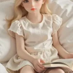 US Stock 60cm 1ft11 TPE Twee Girl Petite Flat Chested With lovely dress - Image 7