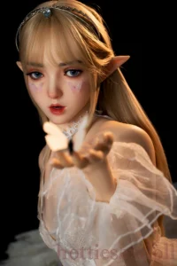 150cm 4ft11 Flat Chested​ Forest Elf Style Full Silicone Body Realistic Doll
