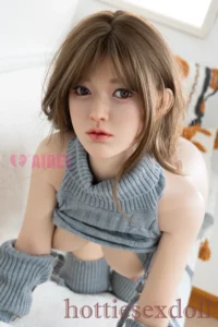 Mini Skirt Shoulder-length Hair Charming Look Sex Doll