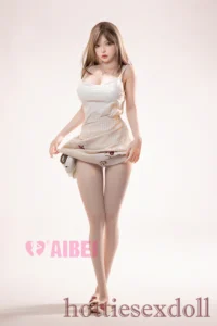 Soft Light Brown Natural Makeup Grocery Shopping Homemaker Sex Doll