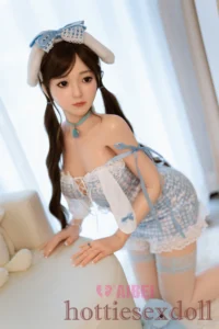 Japanese-inspired Lolita Style Light Blue Lace Outfit D Cup Sex Doll