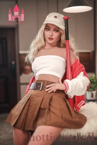 163cm 5ft4 Small Bust Sportswear Chunky White Sneakers Realistic Sex Doll