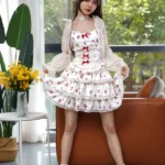 Sweet Lolita Tiered Ruffle Skirt Interior With Plants Sex Doll