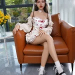 Sweet Lolita Tiered Ruffle Skirt Interior With Plants Sex Doll