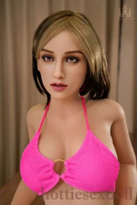 D Cup Detached Look Neon Pink Bikini Sex Doll
