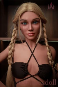 170cm 5ft7 D Cup Skin Tan Platinum Blonde Bombshell Sex Doll