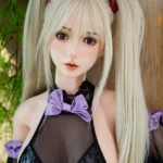 Blonde Twin-tails Cosplay Anime Style Bunny Girl Outfit Sex Doll