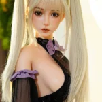 Blonde Twin-tails Cosplay Anime Style Bunny Girl Outfit Sex Doll