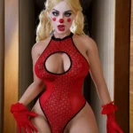 158cm 5ft2 Clown Makeup With Male anatomical Features Art Doll